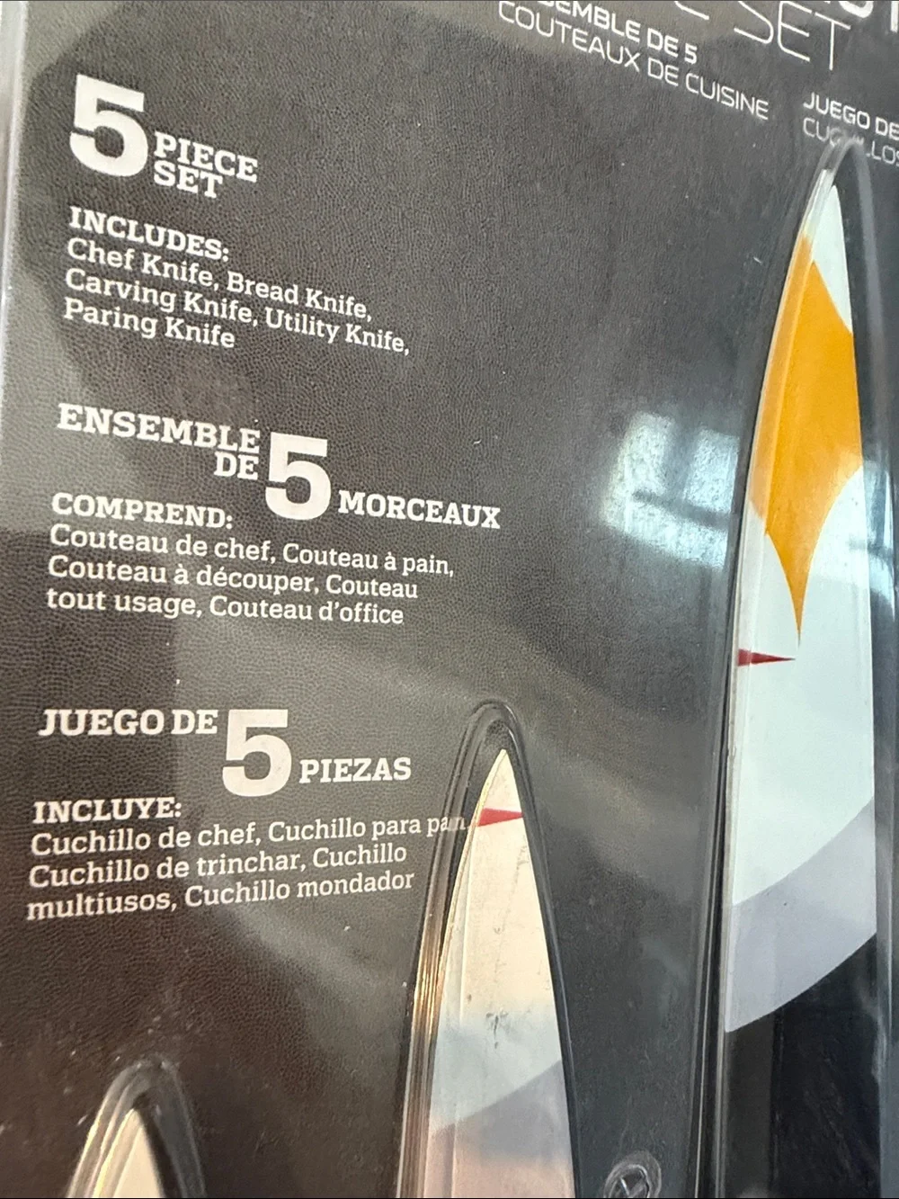 New! Steelers 5 piece Cutlery Knife Set